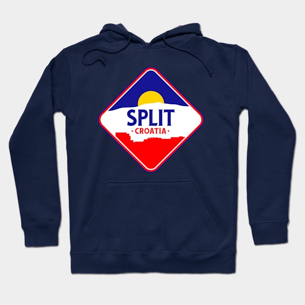 Split Croatia Hoodie by deadright